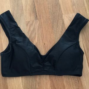 Classic black bikini top